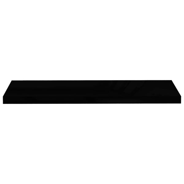 Wandregal Chan schwarz schwebend 90x23,5x3,8cm (MDF)