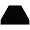 Wandregal Chan schwarz schwebend 90x23,5x3,8cm (MDF)