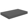 Wandregal Chan Grau 40x23x3,8cm (MDF)