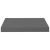 Wandregal Chan Grau 40x23x3,8cm (MDF)