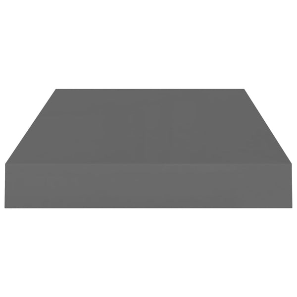 Wandregal Chan Grau 40x23x3,8cm (MDF)