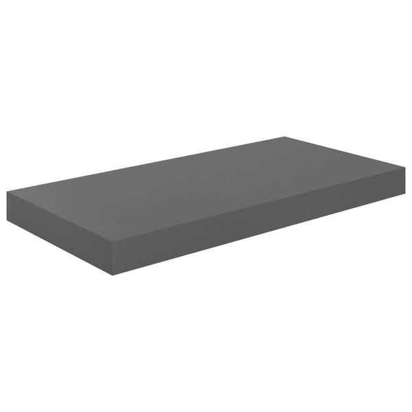 Wandregal Chan grau schwebend 50x23x3,8cm (MDF)