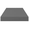 Wandregal Chan grau schwebend 50x23x3,8cm (MDF)