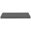 Schweberegal Chan 60x23,5x3,8cm, grau (4 Stk., hochglanz MDF)