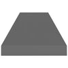 Schwebendes graues Wandregal Chan 90x23,5x3,8cm (MDF)
