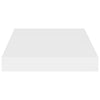 Weiße schwebende Wandregale Chan 23x23,5x3,8cm (4 Stück MDF)