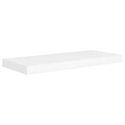 Weisse schwebende Wandregale Chan 60x23,5x3,8cm (2 Stück MDF)