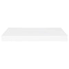 Weisse schwebende Wandregale Chan 60x23,5x3,8cm (2 Stück MDF)
