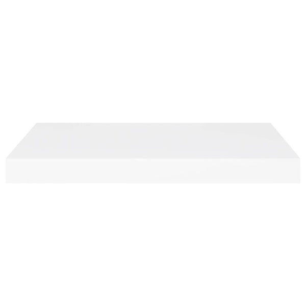 Weisse schwebende Wandregale Chan 60x23,5x3,8cm (2 Stück MDF)