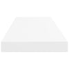 Weiße schwebende Wandregale Chan 80x23,5x3,8cm (2 Stück MDF)