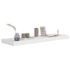 Weiße schwebende Wandregale Chan 80x23,5x3,8cm (2 Stück MDF)