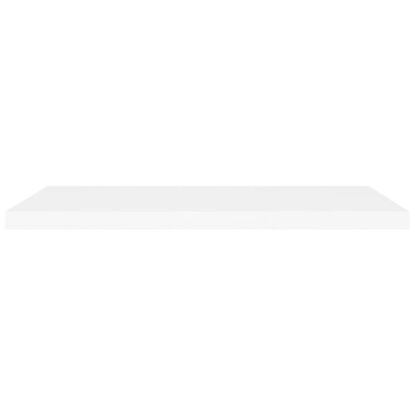 Weiße schwebende Wandregale Chan 90x23,5x3,8cm (2er-Set MDF)