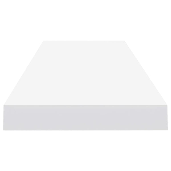 Weiße schwebende Wandregale Chan 90x23,5x3,8cm (2er-Set MDF)