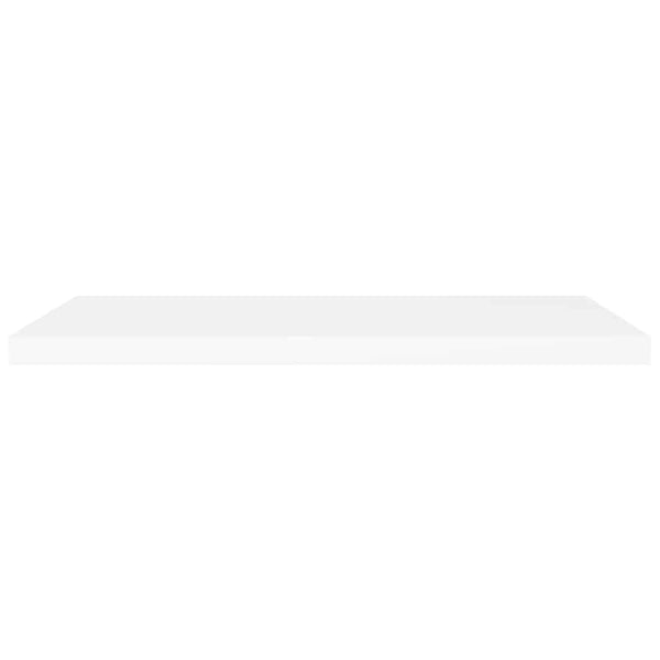Weiße schwebende Wandregale Chan 90x23,5x3,8cm (4 Stück MDF)