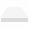 Weiße schwebende Wandregale Chan 90x23,5x3,8cm (4 Stück MDF)
