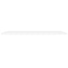 Schwebende Wandregale Chan 120x23,5x3,8cm weiß (2 Stück MDF)