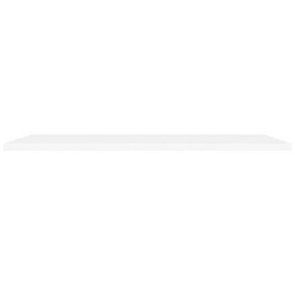 Weiße schwebende Wandregale Chan 120x23,5x3,8cm (4 Stück MDF)