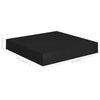 Wandregal Chan schwarz 23x23,5x3,8cm (MDF), schwebend
