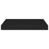 Wandregal Chan schwarz schwebend 40x23x3,8cm (MDF)