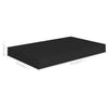 Wandregal Chan schwarz schwebend 40x23x3,8cm (MDF)