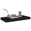 Chan Wandregal, schwebend, schwarz 50x23x3,8cm (MDF)
