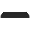 Chan Wandregal, schwebend, schwarz 50x23x3,8cm (MDF)
