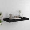 Chan Wandregal, schwebend, schwarz 50x23x3,8cm (MDF)