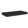 Schwebende Wandregale Chan 50x23x3,8cm, Schwarz (2 Stk. MDF)