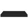 Schwarz schwebende Wandregale Chan 50x23x3,8cm (4 Stk. MDF)