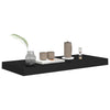 Schwebende Wandregale Chan Schwarz 60x23,5x3,8cm (2 Stück MDF)