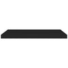 Schweberegale Chan in Schwarz 80x23,5x3,8cm (4 Stück MDF)