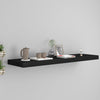 Schwebendes schwarzes Wandregal Chan 90x23,5x3,8cm (MDF)