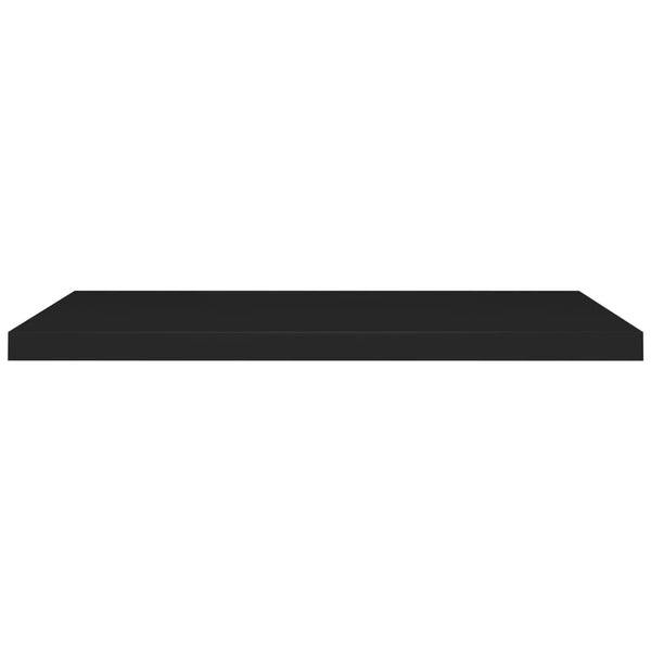 Schwebende Wandregale Chan, schwarz, 90x23,5x3,8 cm (2 Stk. MDF)