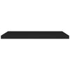 Schwebende Wandregale Chan 90x23,5x3,8cm Schwarz (4 Stück MDF)