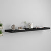 Schwebendes Wandregal Chan in Schwarz 120x23,5x3,8 cm (MDF)