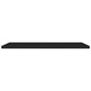 Schwarze schwebende Wandregale Chan 120x23,5x3,8cm (4 Stück MDF)