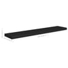 Schwarze schwebende Wandregale Chan 120x23,5x3,8cm (4 Stück MDF)