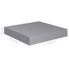 Graue schwimmende Wandregale Chan 23x23,5x3,8cm (2er-Set MDF)