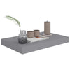 Graue schwebende Wandregale Chan 40x23x3,8cm (4 Stück MDF)
