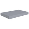 Graue schwebende Wandregale Chan 40x23x3,8cm (4 Stück MDF)