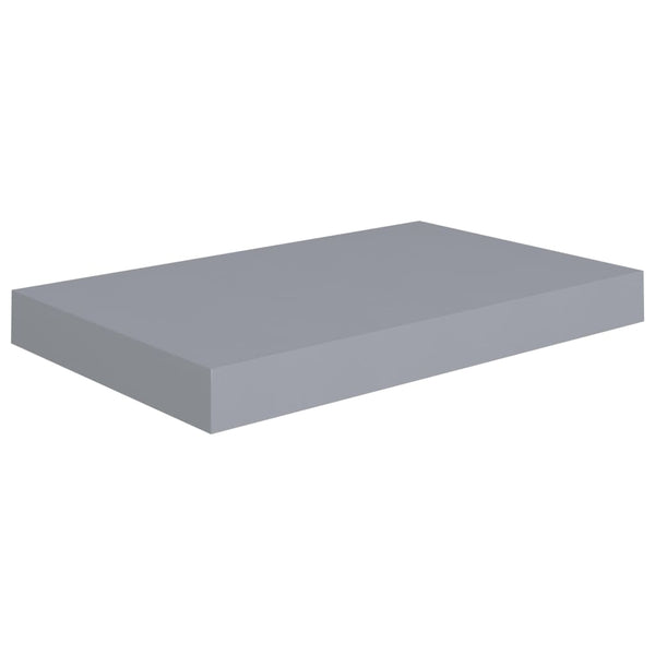 Graue schwebende Wandregale Chan 40x23x3,8cm (4 Stück MDF)
