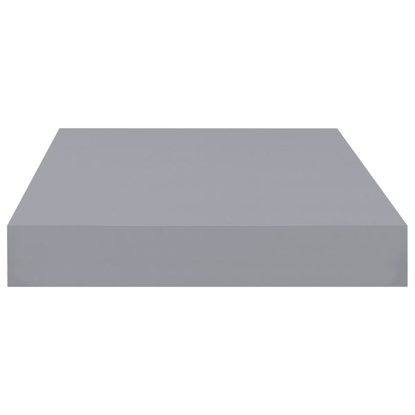 Graue schwebende Wandregale Chan 40x23x3,8cm (4 Stück MDF)