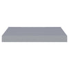 Graue schwebende Wandregale Chan 40x23x3,8cm (4 Stück MDF)