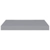 Schwimmendes Wandregal Chan Grau 50x23x3,8cm (MDF)