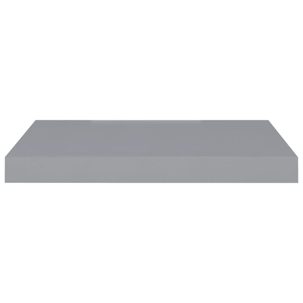 Schwimmendes Wandregal Chan Grau 50x23x3,8cm (MDF)