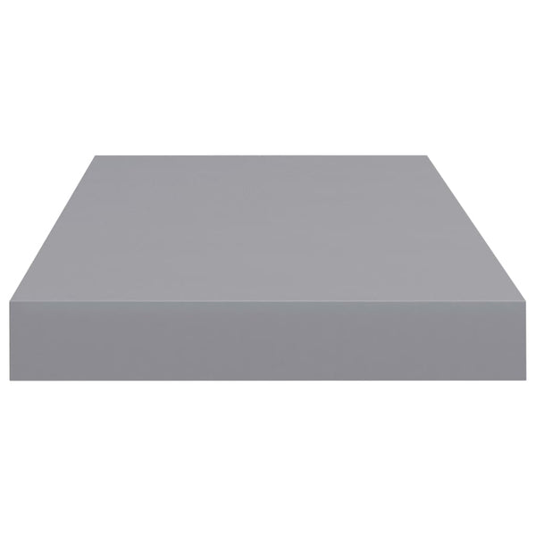 Schwimmendes Wandregal Chan Grau 50x23x3,8cm (MDF)
