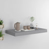 Schwimmendes Wandregal Chan Grau 50x23x3,8cm (MDF)