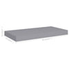Graues schwebendes Wandregal Chan 50x23x3,8cm (2er-Set MDF)