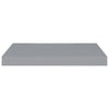 Graue Wandregale Chan 50x23x3,8cm (4 Stk. MDF) schwebend