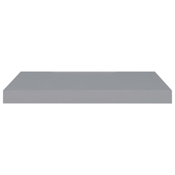 Wandregal Chan grau schwebend 60x23,5x3,8cm (MDF)